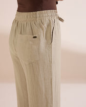 Load image into Gallery viewer, 4221A Loom Slit-Hem Linen Trousers