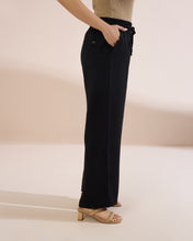 Load image into Gallery viewer, 4221A Loom Slit-Hem Linen Trousers