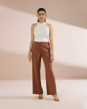 Load image into Gallery viewer, 4227 Wide-Leg Pants with Button Detail