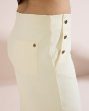 Load image into Gallery viewer, 4227 Wide-Leg Pants with Button Detail