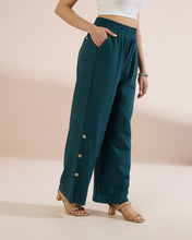 Load image into Gallery viewer, 4236 Relaxed Linen Button Down Trousers