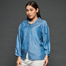 Load image into Gallery viewer, 5045 Twinkle Denim Shirt