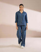 Load image into Gallery viewer, 6203 Zipper Denim Set