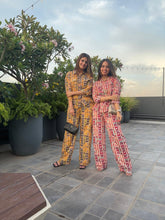 Load image into Gallery viewer, 6168 Geometric Print Co-ord Set
