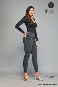 1111 High Waist Corduroy Jegging