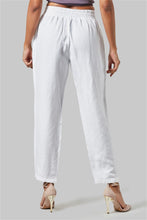 Load image into Gallery viewer, 4026 Women&#39;s Straight Fit Linen Pants
