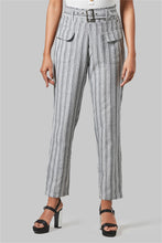 Load image into Gallery viewer, 4046 Women&#39;s Striped Front Pocket Pants
