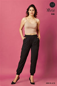 4080 Women's Plain Regular Pants