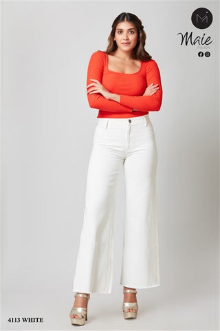 4113 Women's Comfort High-Rise Flare Pants