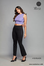 Load image into Gallery viewer, 4129 Knitted Stretch Side Strip Pant
