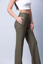 Load image into Gallery viewer, 4163 High Waist Bell Bottom Pants
