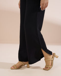 4221A Loom Slit-Hem Linen Trousers