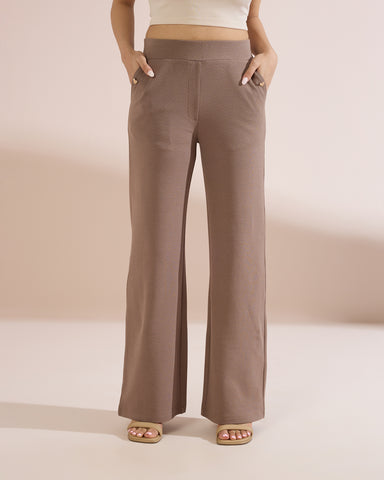 4224 High-Waist Knitted Trousers