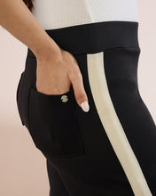 Load image into Gallery viewer, 4229 Contrast Side‑Stripe Wide Leg Pants
