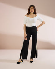 Load image into Gallery viewer, 4229 Contrast Side‑Stripe Wide Leg Pants
