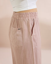 Load image into Gallery viewer, 4237 Wide-Hem Linen Trousers with Flare
