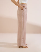 Load image into Gallery viewer, 4237 Wide-Hem Linen Trousers with Flare
