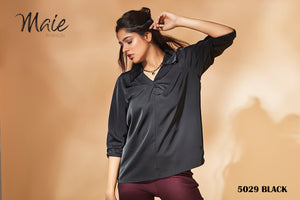 5029 Skinny V Neck Top