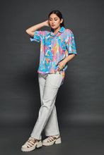 Load image into Gallery viewer, 5034 Multi Printed Relaxed Shirt
