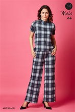 Load image into Gallery viewer, 6017 Women&#39;s Checkered Co-ord Set
