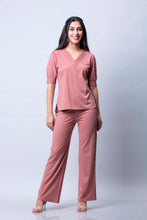 Load image into Gallery viewer, 6060 Women Knitted V neck Co-ord set
