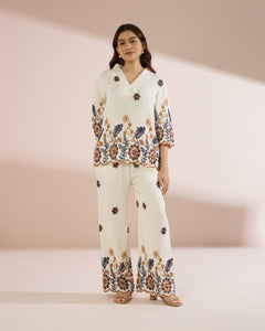 6186 Embroidered Kaftan Set