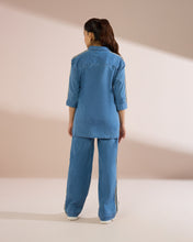 Load image into Gallery viewer, 6194 Varsity Stripe Denim Set
