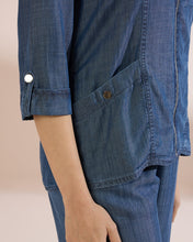 Load image into Gallery viewer, 6203 Zipper Denim Set
