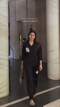 Load and play video in Gallery viewer, 6185 Purple Embroidered Set
